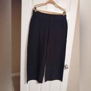 Eileen Fisher Black Wide Leg Pants